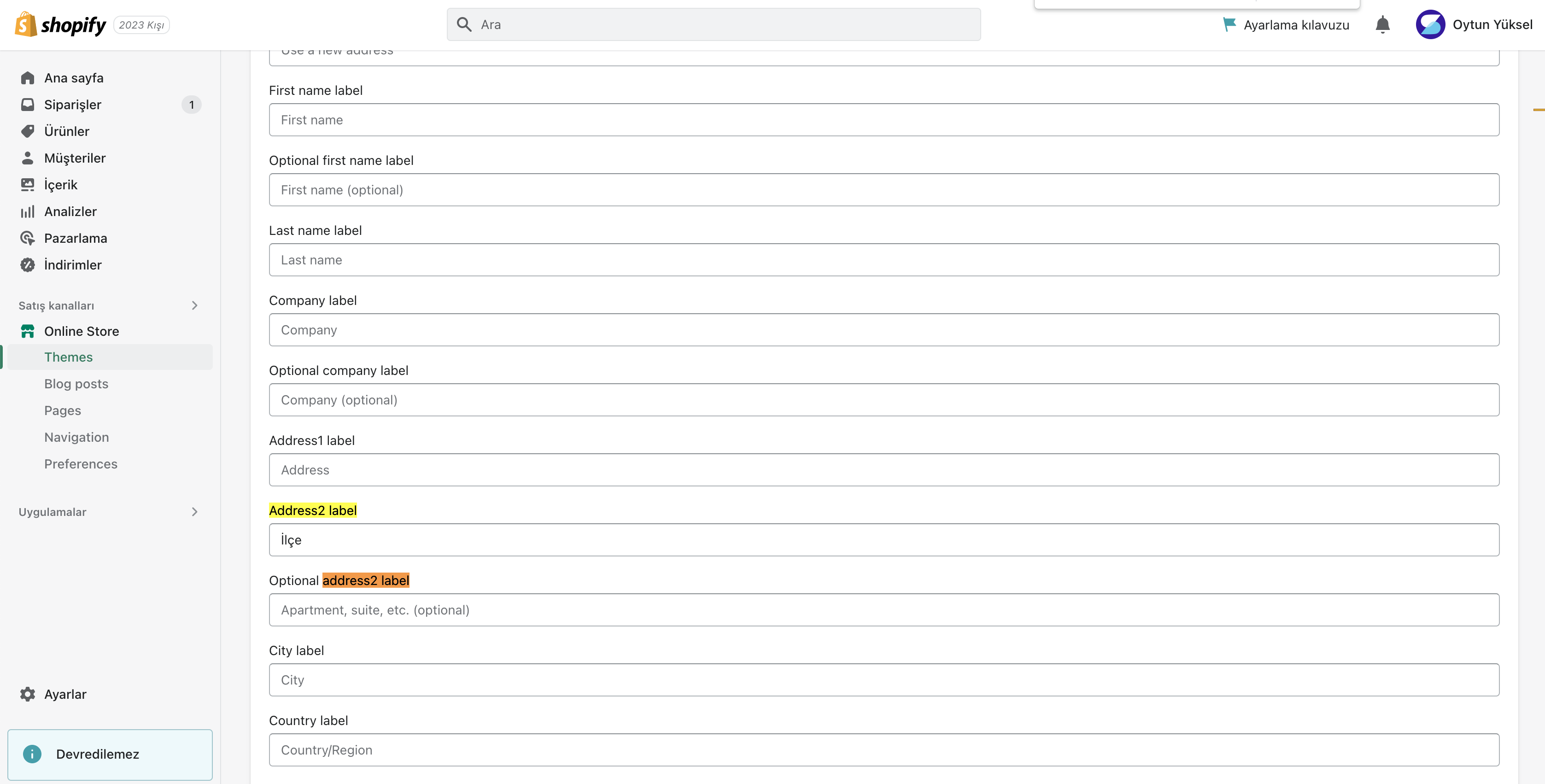 Add Carrier Form
