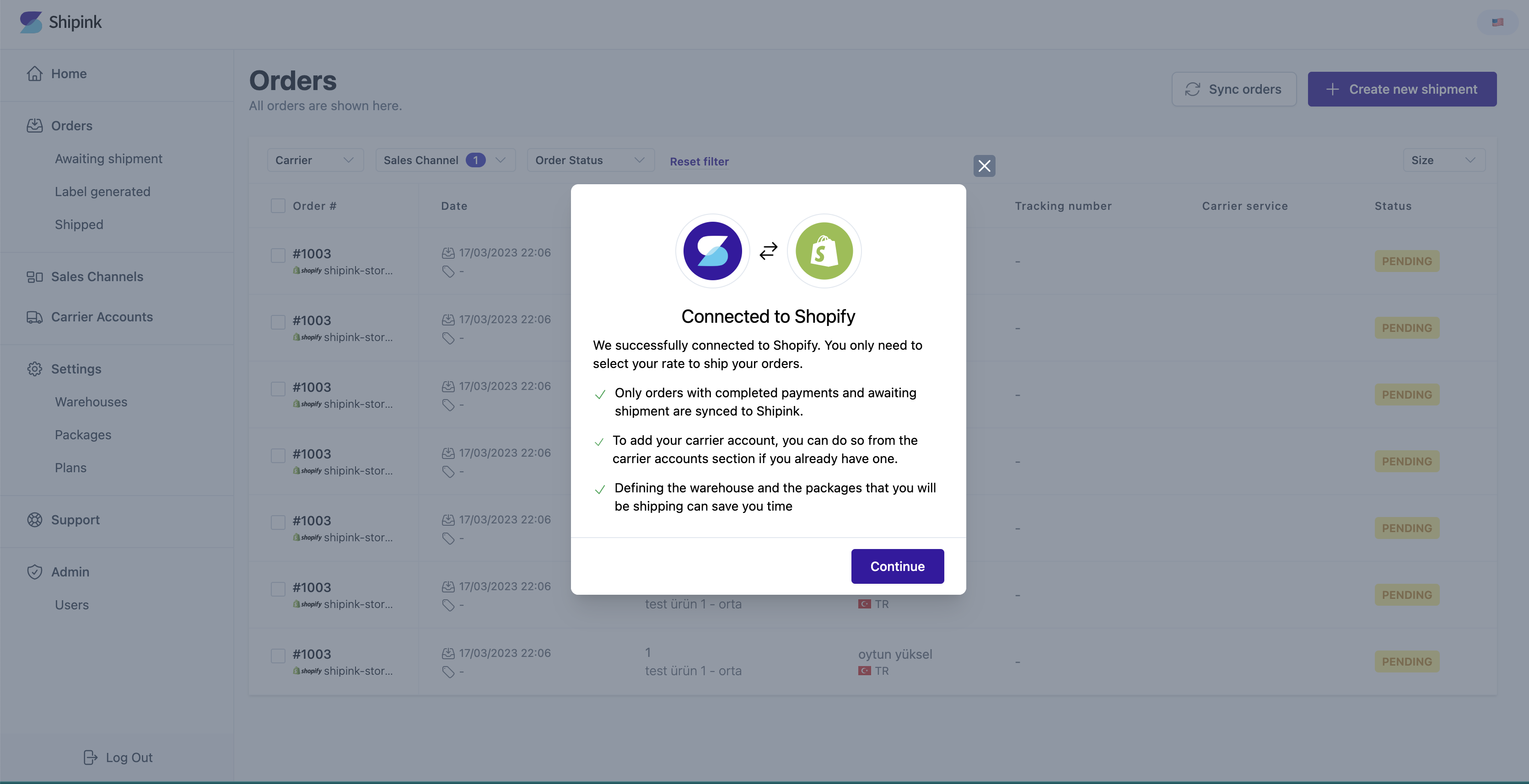 Add Carrier Form